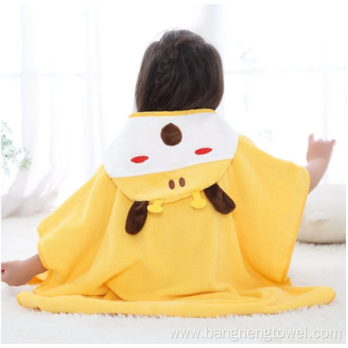 Kids Hooded Beach Bath Towel